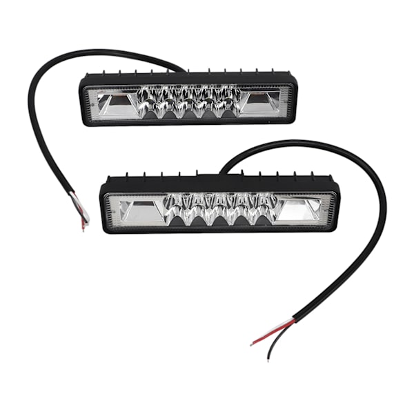 LED Arbejdslys 12‑85V 48W Hvid Gul Lysfarve IP67 Vandafvisende Fleksibel Forlygte Kørelygter til Offroad Truck Traktor Båd
