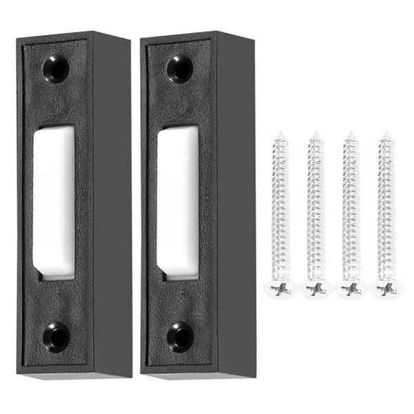 st 41a4166 universal garageportafbryder, sort finish hvid knapåbner Black
