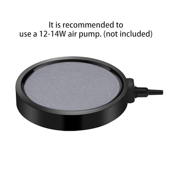 Akvarium Bobledisk / Luftdiffusor til akvarium Koi-dam 10,7 CM Damppumpe Hydroponics Dekoration