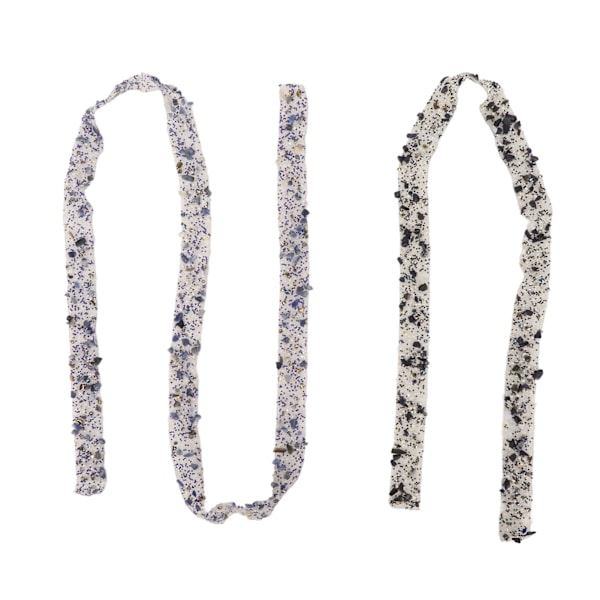 2 STK Resin Rhinestone Striber Bånd Krystal Glitter Rhinestone Trim til DIY Sko Taske Tøj Halskæde