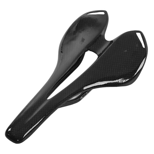 Cykelsittdyna 3K sadelsits ihålig Andas full kolfiber för mountainbike landsvägscykel blank yta