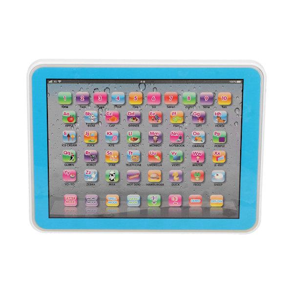 Lasten Tablet-Peliopetuslelu Elektroninen Kone Varhainen Oppiminen Englanti Opinto TabletBlue