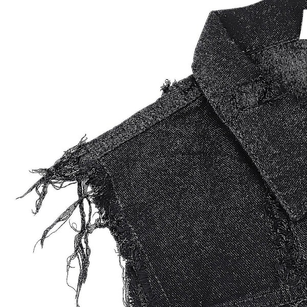 Youthup Retro Distressed Denim Vest for Men