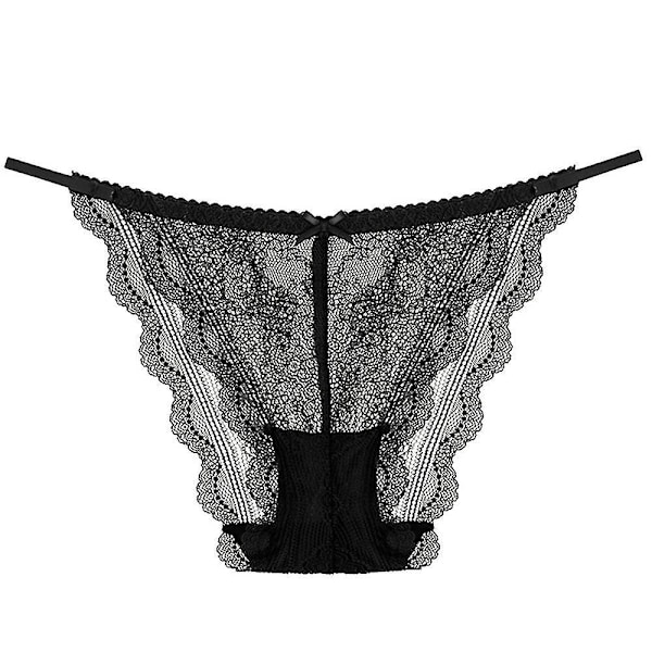 Seksikkäät pitsiset G-string stringit - Musta M