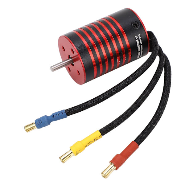 GTSKYTENRC 2838 Harjaton Moottori 4 Napaa RC Harjaton Moottori 1/14 1/16 RC Autolle Osa Musta Punainen 3200KV