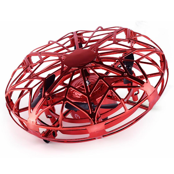 Flygande drönare för barn 360 graders rotation UFO Mini Drönare Quadcopter USB Laddning Infraröd Induktion Helikopterflygplan