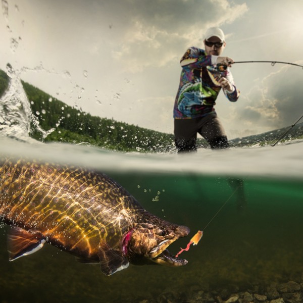 Simuleringsmusform Hartsfiskedrag Blødt agn Tackle med Dobbelt Treble Hookgul