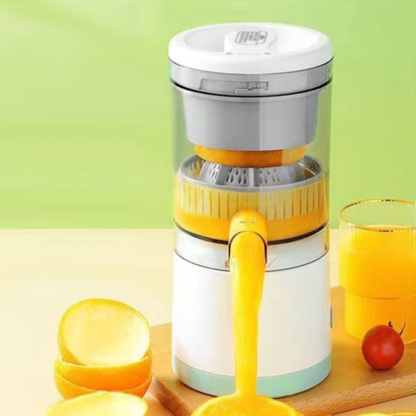 Juice Machine 360° Bärbar Elektrisk Automatisk Apelsinjuice Extraktor för Hem Kök Travel Hotel