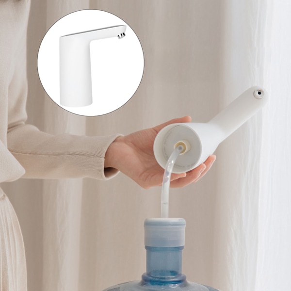 Bærbar Elektrisk Trådløs Smart Vanddispenser Drikkeflaske Pumpe Touch Switch USB Opladning