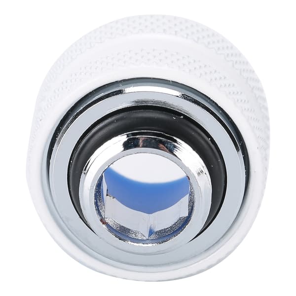 Quick Twist Connector G1/4 External Thread Fitting for Computer Water Cooling Hard Tube White