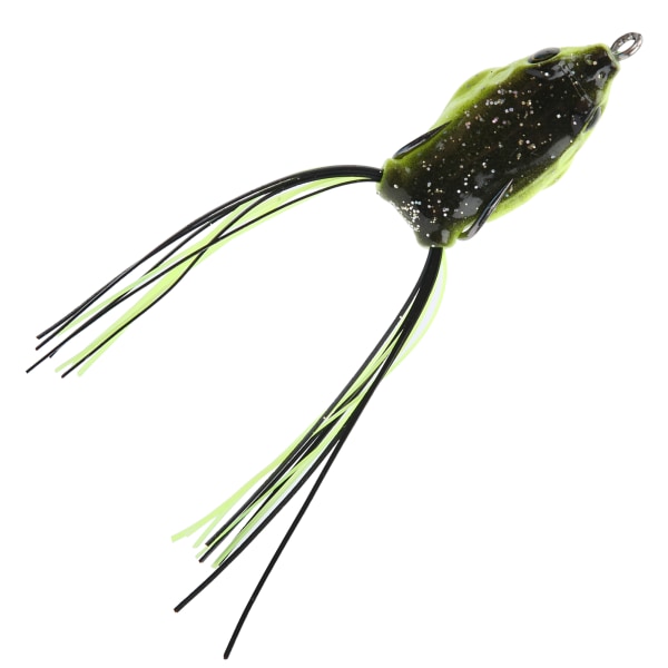 Keinotekoinen käärmeenpääkala -syötti, luonnonmukainen pehmeä Frog Lure -uistin koukulla ja pyrstöllä2#
