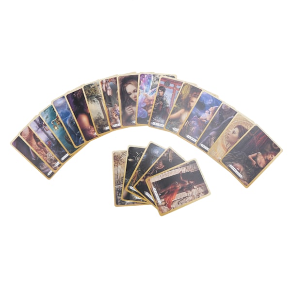 Party Tarot Card Deck Vuxen Portable Fate Divination Card Future Taling Board Game Gift