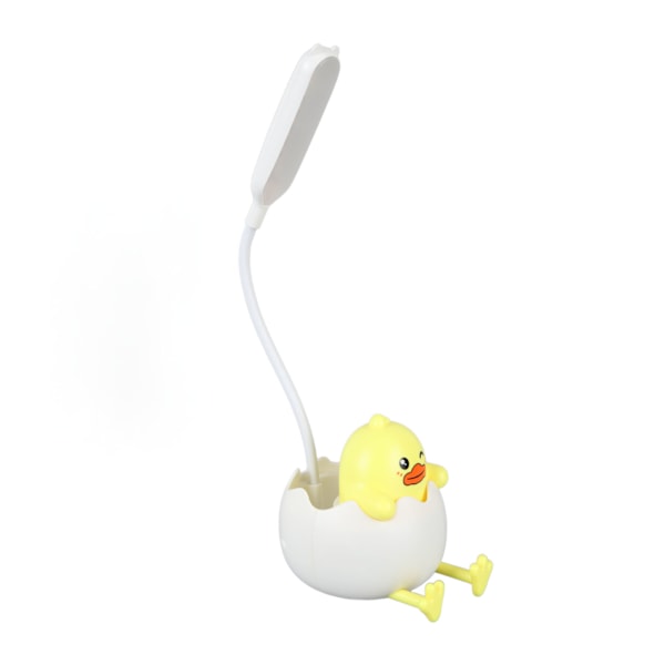 LED-natlampe med penneholder Øjenbeskyttelse USB-opladning Fleksibel læselampe til soveværelse
