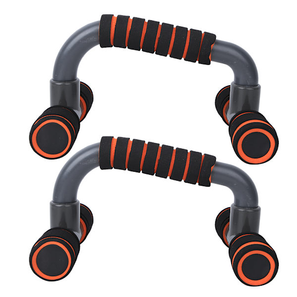 2 kpl Oranssit H-muotoiset Push Up -telineet, Tarttuma Push Up -tuki, Kotikuntosalilaitteet, Sisäurheiluvälineet