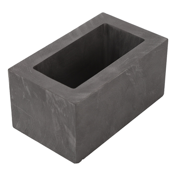 Grafitdigelform rektangulær metallstøping støpeform for smelting Raffinering Gull Sølv Aluminium
