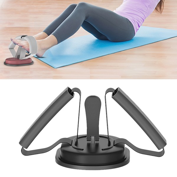 Sit-ups Assistanse Enhet Multifunksjonell Sit-up Utstyr Bar for Innendørs Hjem Treningsutstyr Svart