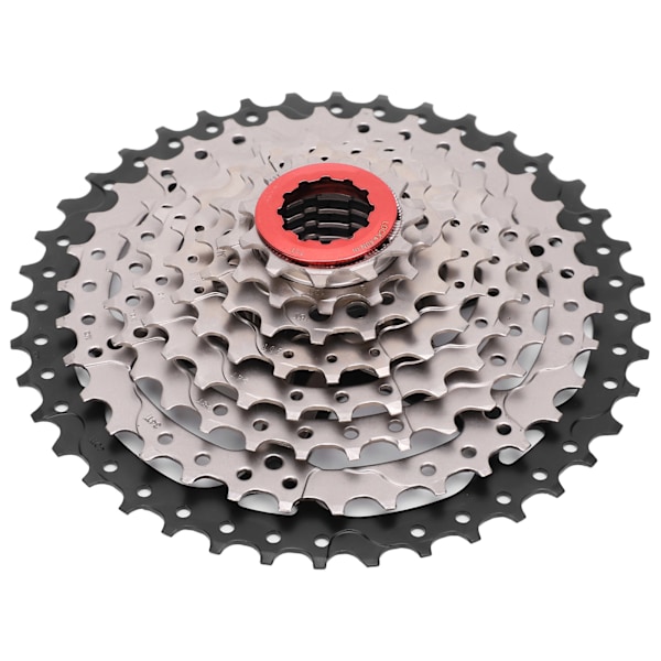 Cykelfrihjulskassett kedjehjul 8-växlad 11‑40T Cykelbytestillbehör Silver Svart