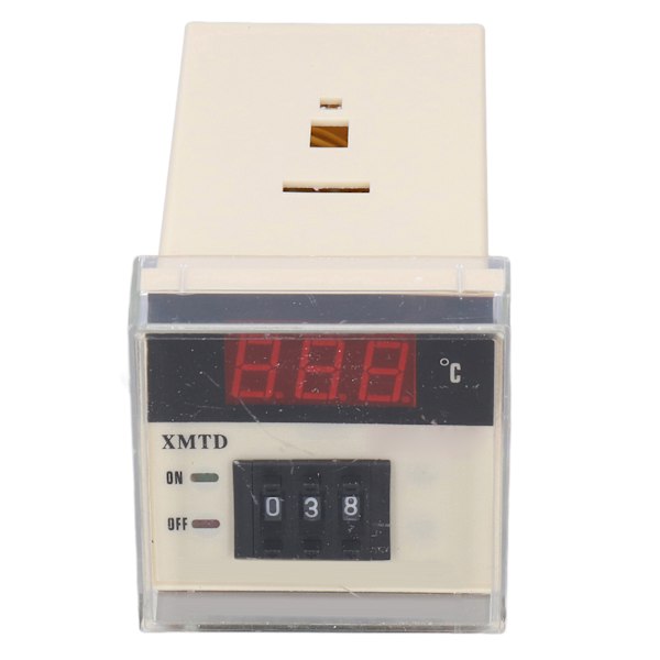 AC 220V E-type Justerbar temperaturkontroll LCD digital termostat 0‑399℃ XMTD‑2001