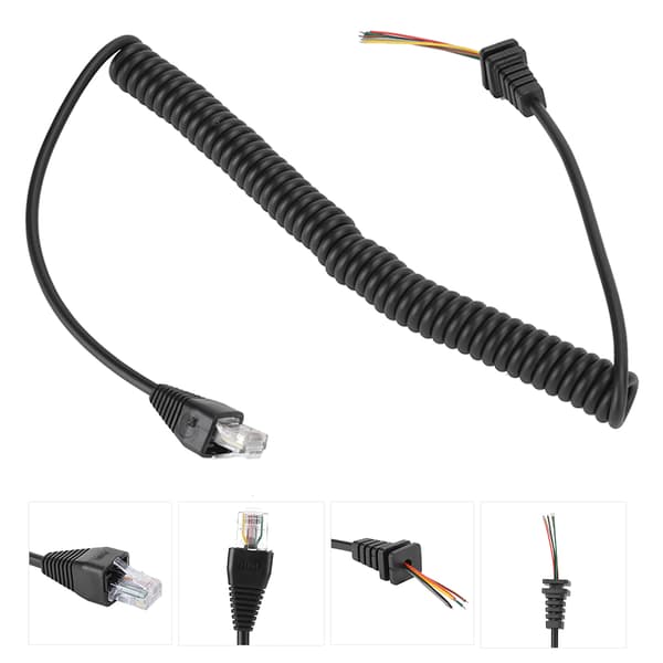Yaesu FT-450 FT-817 FT-817ND FT-900 Microphone Wire Spring Line
