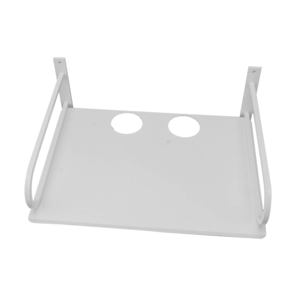 Vægmonteret projektorhylde Flydende projektorhylder i aluminium til router TV-boks DVD-afspiller Kabelboks Hvid