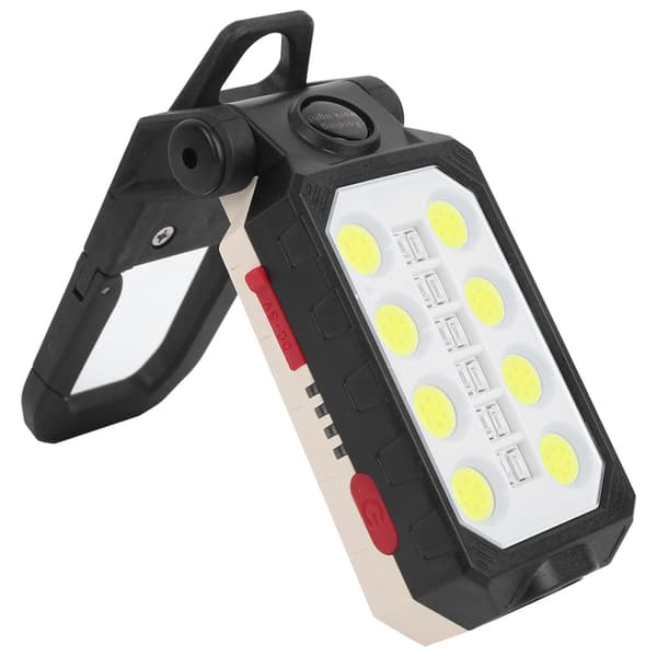 Portable COB Work Light USB Rechargeable Foldable Work Lamp with Magnet for Car Repair Camping