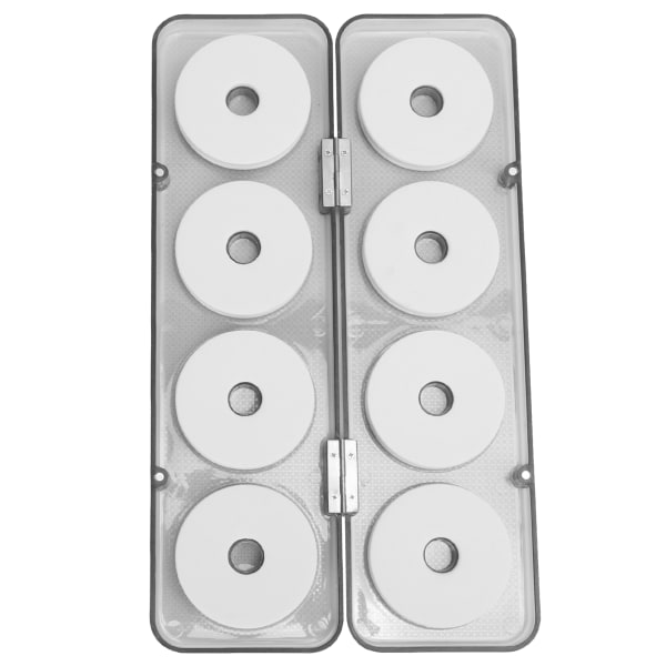 8st Fiske Plast Skumspole Fisklina Förvaring Lure Rig Hållare Organizer Tillbehör