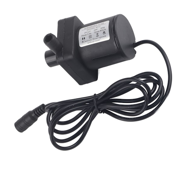 DC nedsenkbar pumpe Mini Silent børsteløs motor for bassenger Støv Akvarium 12V 18W 800L/h