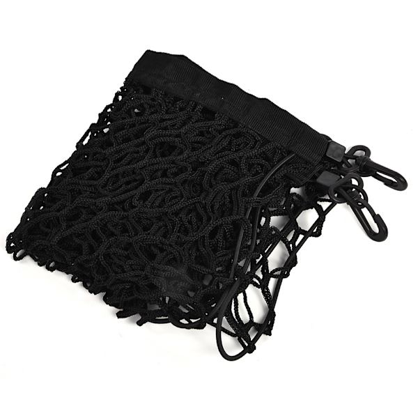 Universal bil bagagerumsnet med dobbelt lag, mesh opbevaringslomme organizer