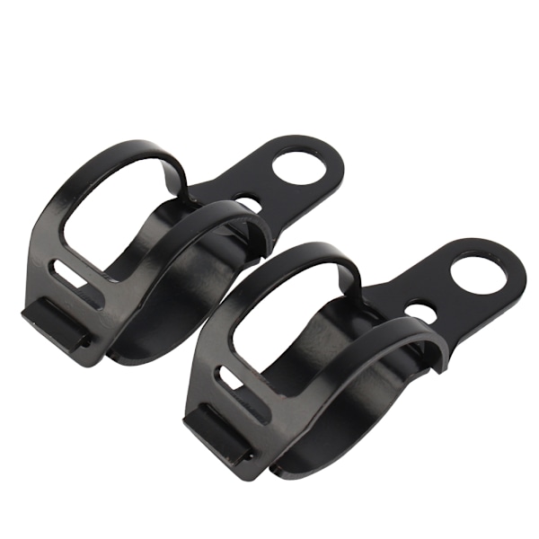 Motorcykel Blinklys Montering Beslag 30-43mm Gaffel Flytning Klemmer Sort HNH