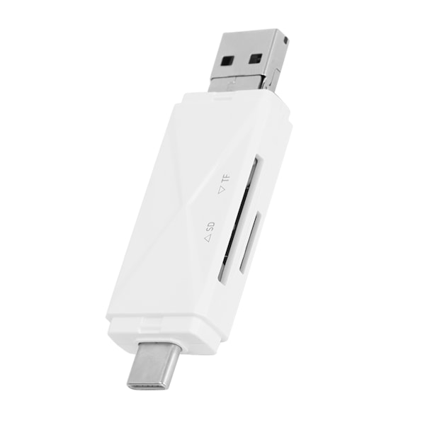 TypeC3.1 Monitoiminen OTG USB3.0 Flash-asema Kortinlukija Adapteri Kaksois-SIM-korttipaikka