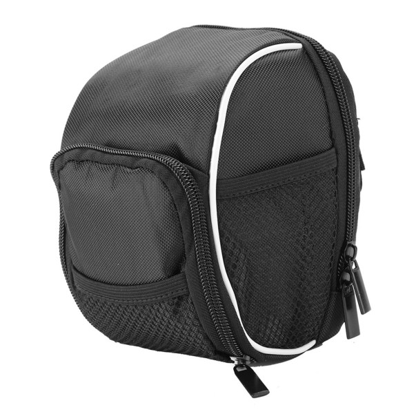 Svart Multi Function Quick Release Cykel Framram Rör Styrväska påse