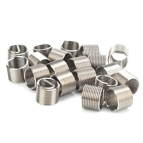 20 stk Trådinnlegg Rustfritt Stål Skruebussing Reparasjon Sokkelsett M14x1.5x1.5D