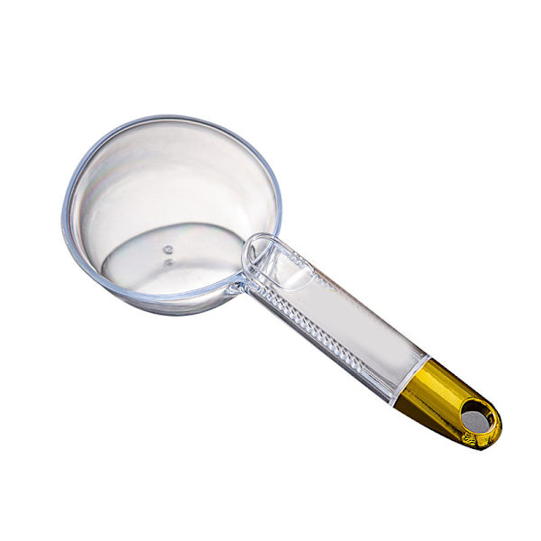 Risportionsskopa 180 ML Enkel Långt handtag Klämdesign Transparent rismätskopa för hemköket Transparent