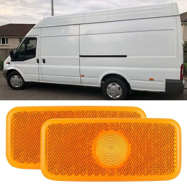 1 par bil sidemarkeringslys linselysbeskyttelse 1671689 Passer til FORD TRANSIT MK6/MK7