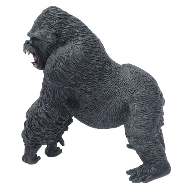 Naturtro Schimpansfigur Plast Dyr Actionfigur Håndmalet Legetøjsfigur Model Schimpans