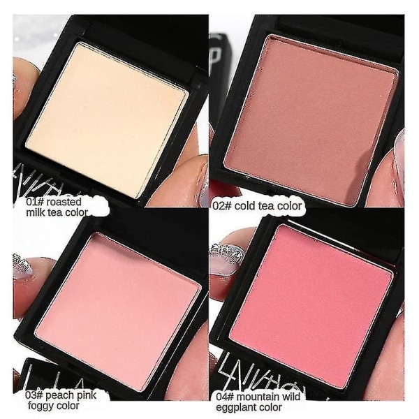 Blush Makeup Love Palette 4 Farger Mineral Powder Peach Red Rouge Varig Naturlig Hawthorn Cheek 3