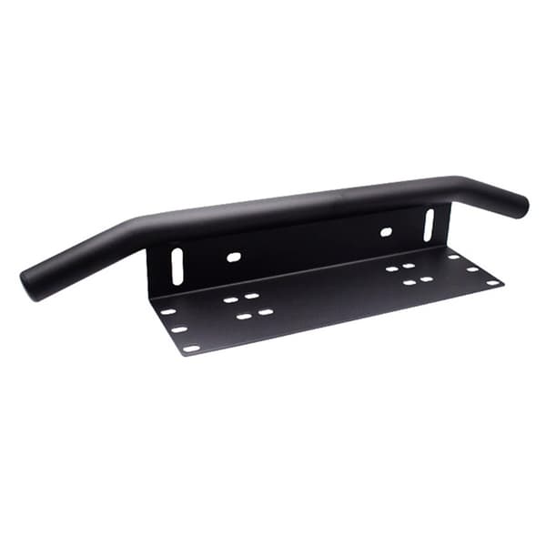 Bil Forreste Nummerplade Monteringsbeslag Sort Universal Pasform Frontgrill LED Spotlight Holder til Biler