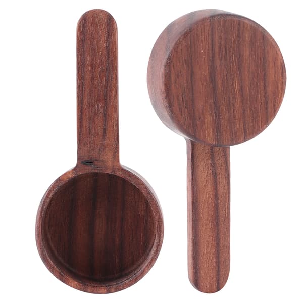 Multifunction Wooden Measuring Spoon Coffee Spoon Home Kitchen Measuring Tool Short Handle