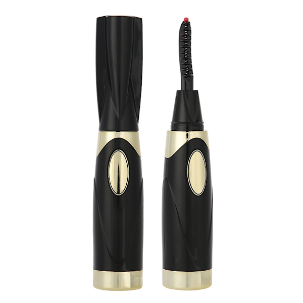 Elektrisk ögonfransböjare Uppvärmd förlängning Långvarig ögonfranscurling Makeup Tools Svart
