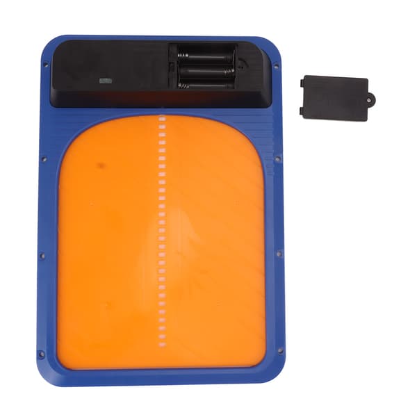 Automatic Chicken Coop Door Plastic Battery Powered Light Sensing Automatic Chicken Door for Farm Blue and Yellow