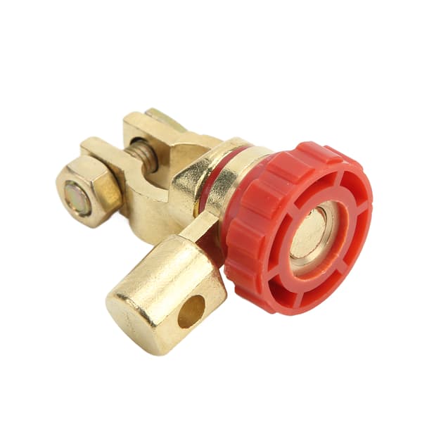 Car Battery Link Terminal Brass 100A 1.5-1.7cm Rustproof Safe Disconnect Switch Universal for Boats RV ATV
