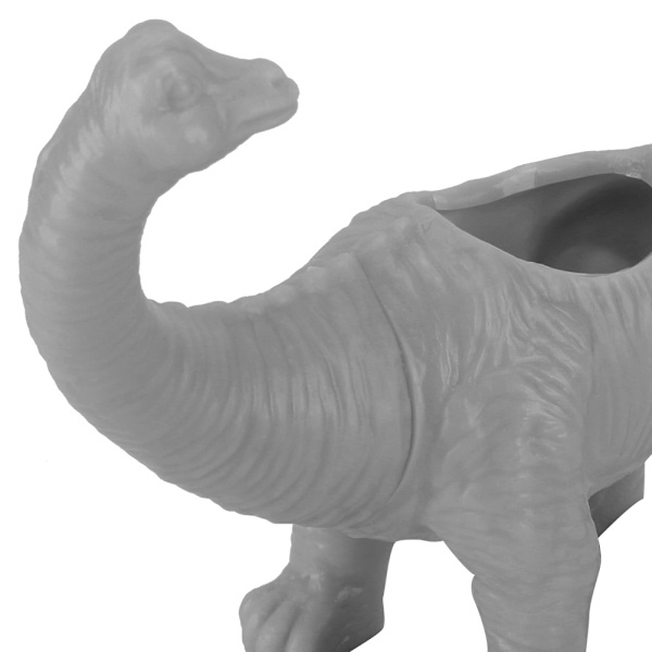 Dinosaur Blomsterpotte Kaktus Sukkulenter Plantepotte Havedekoration (Grå)