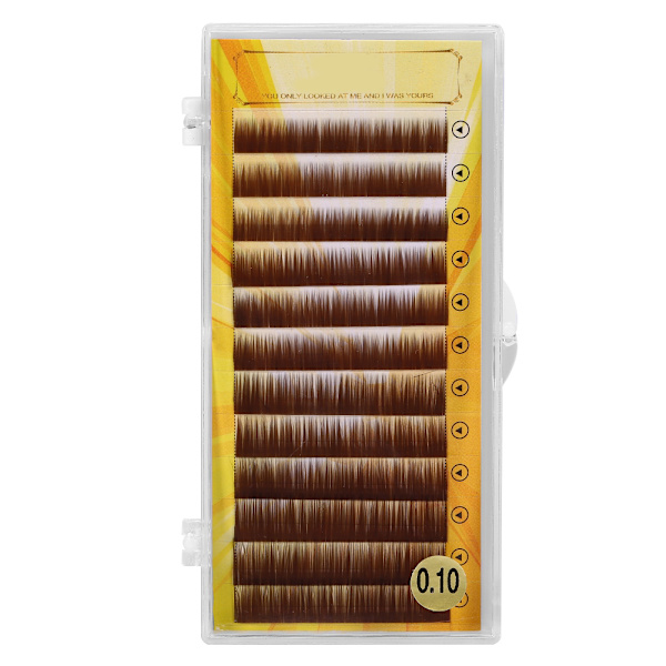 Blandad Mörkbrun False Eyebrow Extension Fake Eyebrow Enhancer Individuella ögonbryn 5-8 mm