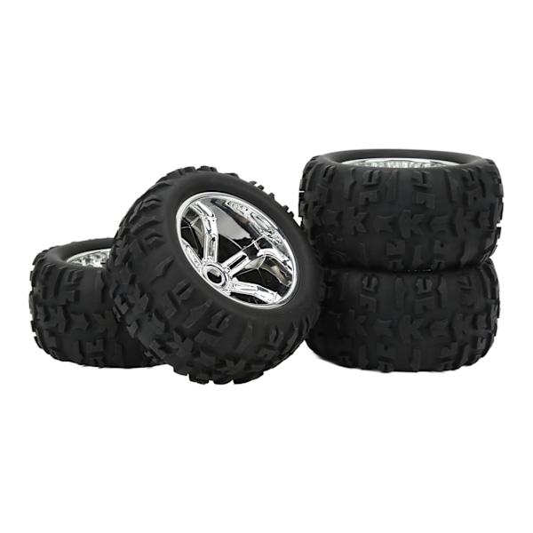 4st RC gummidäck Stark dämpning Slitstarka utbytesgummi däck för Traxxas Maxx Arrma Kraton 1/8 1/10 RC bil