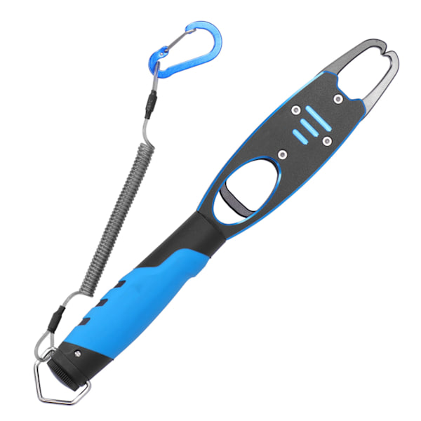 Fiskkontrollenhet Fisketång Läppgripare Lure Clamp Space Aluminium med ScaleBlue