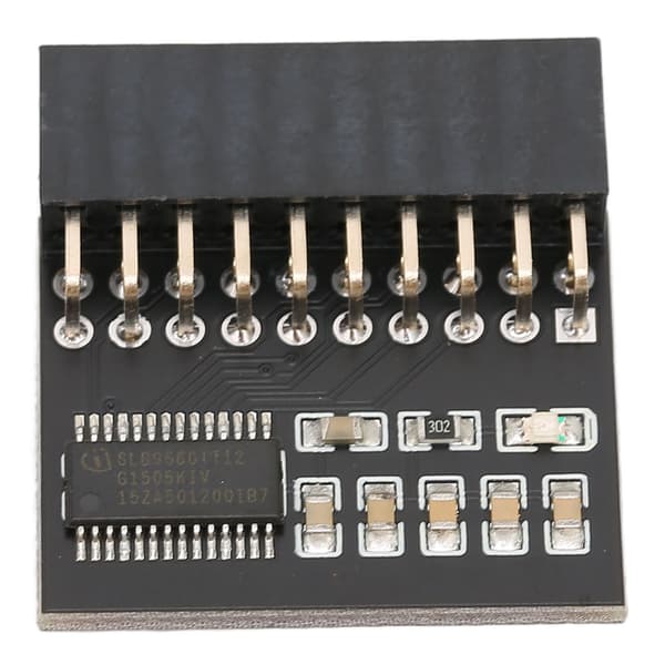 TPM 1.2 Krypteringssikkerhetsmodul Sterk kryptering LPC 20-pin 2.0 TPM-prosessormodul Systemkomponenter for PC
