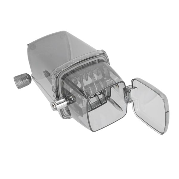 Manuell Ice Crusher Liten bärbar rakapparat Handdriven Snow Cone Machine for Home Grey
