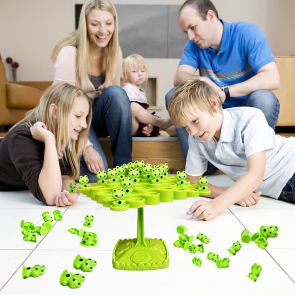 Kids Balance Tree Toy Improve Coordination Educational Animal Stacking Tree Game for Desktop