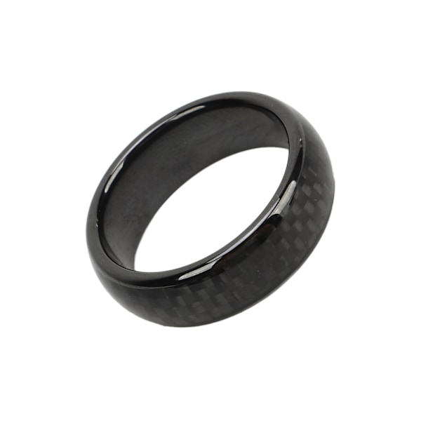 Bilnøglering Keramisk Kulfiber Vandafvisende Smart Finger Ring Nøgleudskiftning til Tesla Model 3 Y X S 12 21,4 mm/0,84 tommer ID