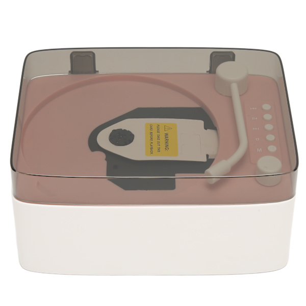 CD-soitin Mini Monitoiminen Vintage Bluetooth-kaiutin CD-musiikkisoitin Kotiin Vaaleanpunainen